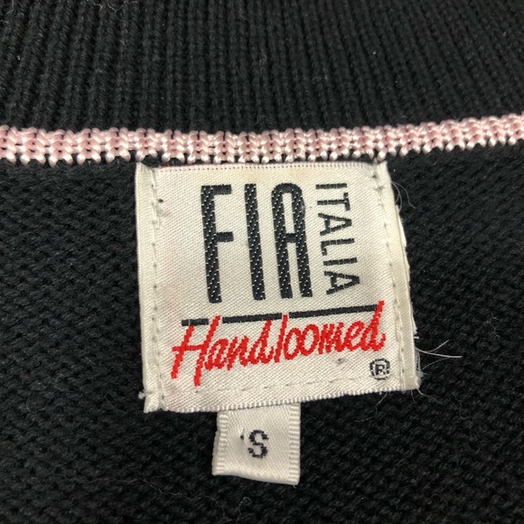 Vintage Fia Italia Hand Loomed Zip Up  Cardigan Sweater - Picture 6 of 7